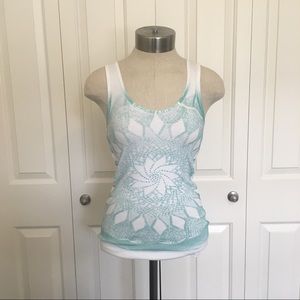 Free People Graphic Ribbed Tank